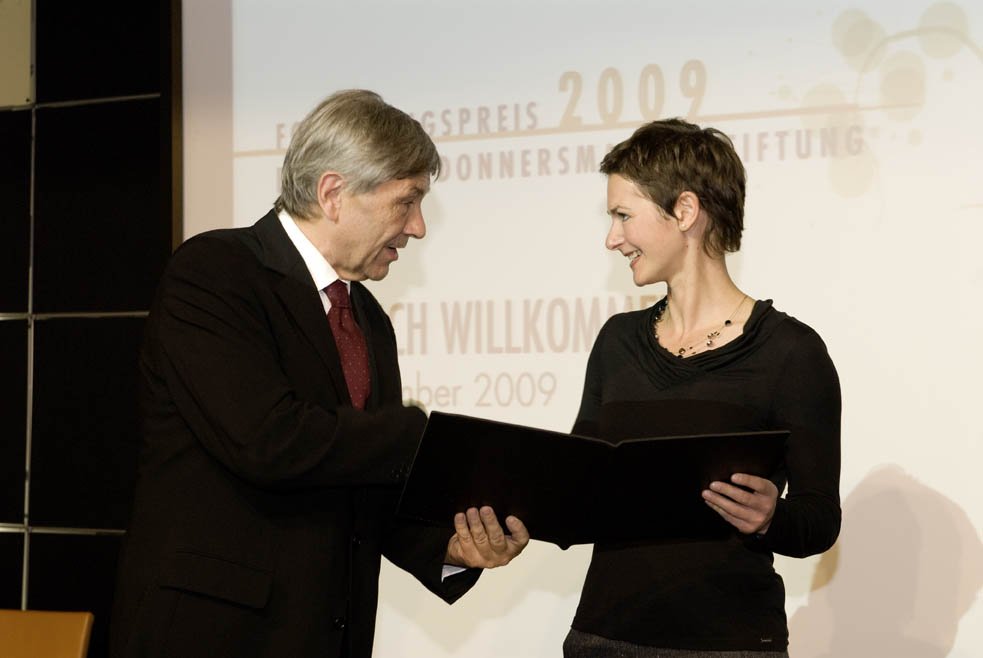 Ulrike Frank bei der Forschungspreisverleihung